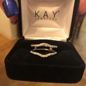 Kays diamond enhancer size 5 1/2 in white gold